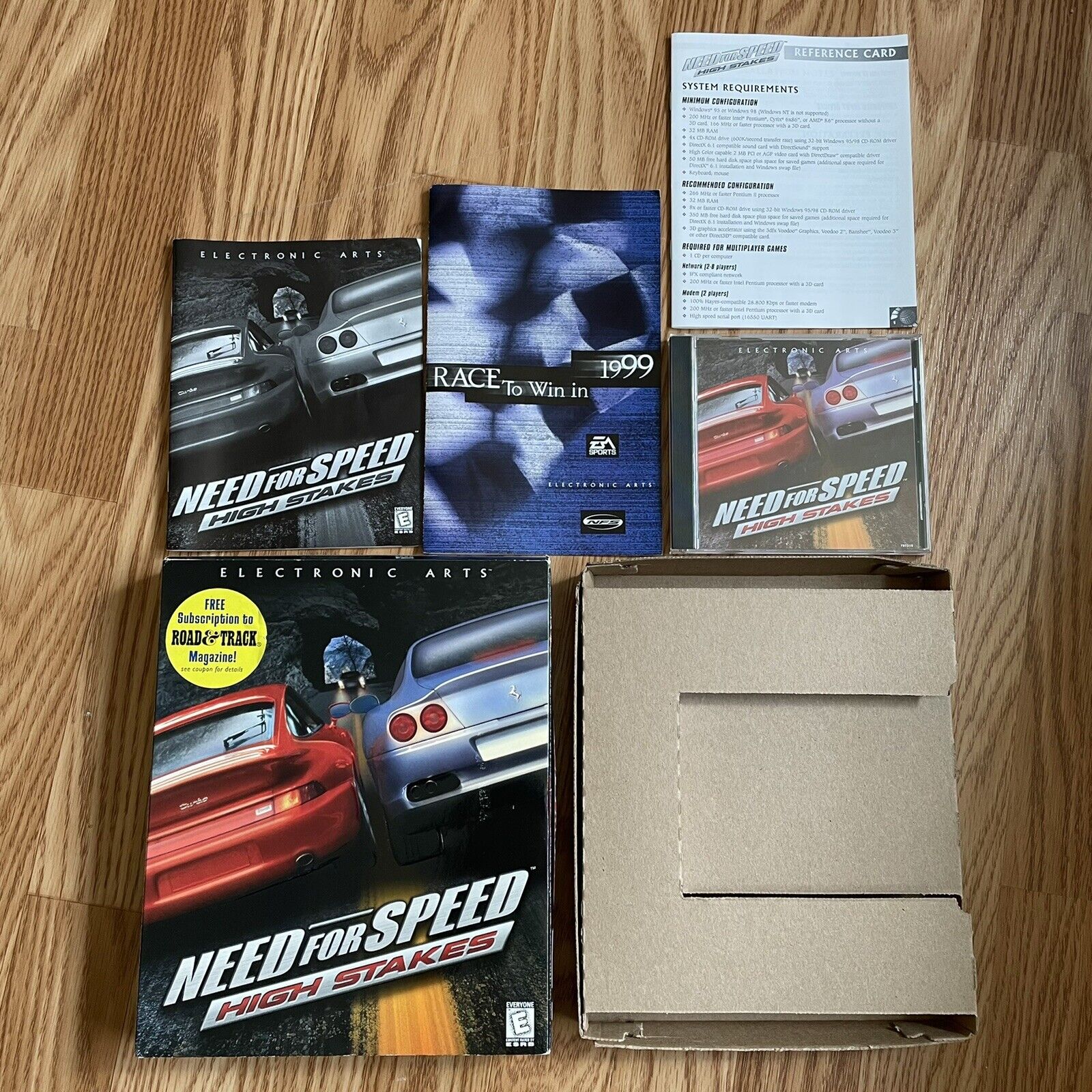 Need For Speed High Stakes Classics PC CD-Rom Game Big Box, For Windows 95,  98