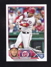 2023 Topps Yadiel Hernandez #257 Washington Nationals