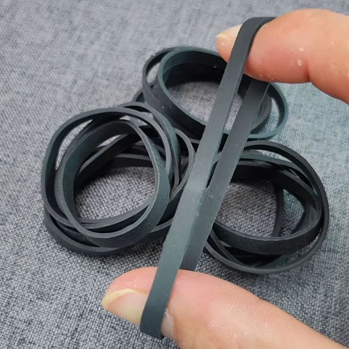 20Pcs Black Rubber Ring Stretchable Rubber Tie Office Home Packaging Supply - Picture 4 of 8