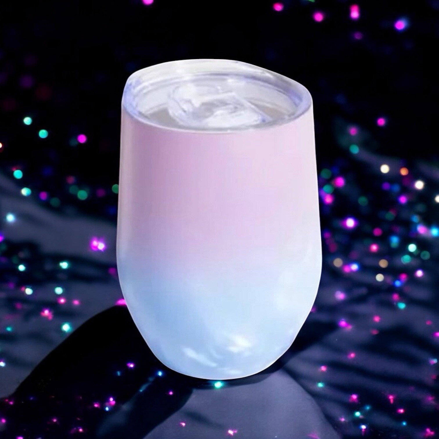 CHIC & TONIC Wine Tumbler in Ombre Brand New In Box