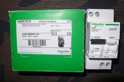 Disjoncteur Différentiel Legrand 2P C16 30mA Type AC 10kA - DX3, Neuf