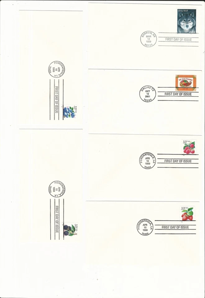 Usa: 1997; to 2001, 14 different FDC, thematic flora, fauna, comics. EBN116 - Image 2 of 3