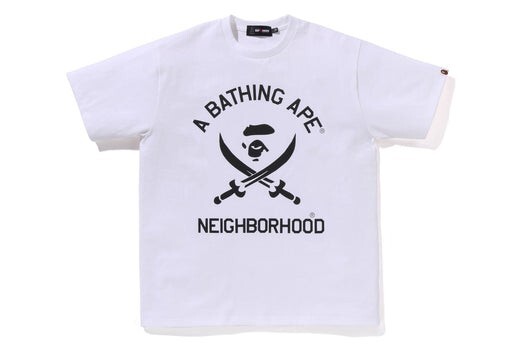 A Bathing Ape X Neighborhood Tee #2 White 1K73-109-915 | eBay