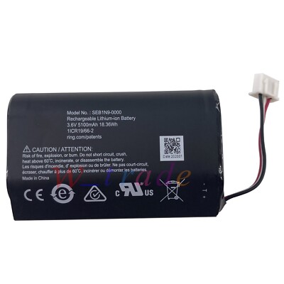 New Rechargeable Battery SEB1N9-0000 For Ring Alarm Home Base