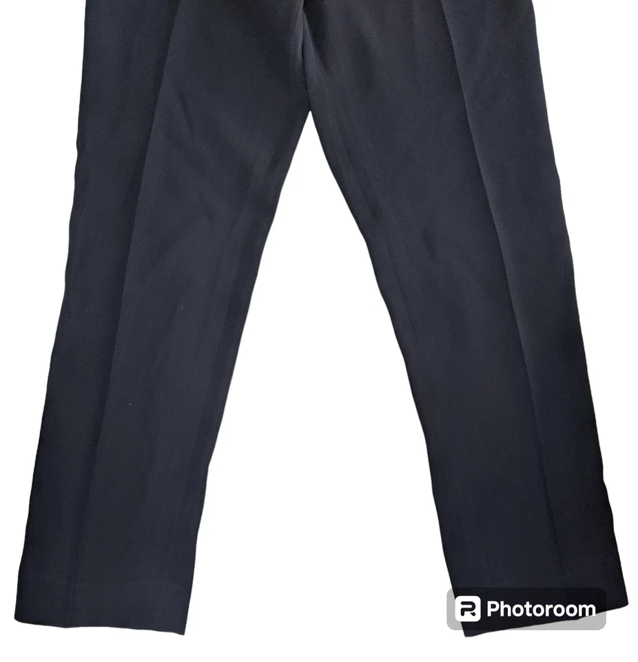 Брюки женские LOUIS VUITTON Uniformes размер 36 (США размер 4) плиссированные черные - Изображение 4 из 4