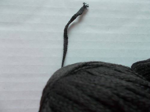 Ice Yarns Ribbon Wool wool blend yarn, dark brown, lot of 2, (71 yds ea) - Picture 2 of 2