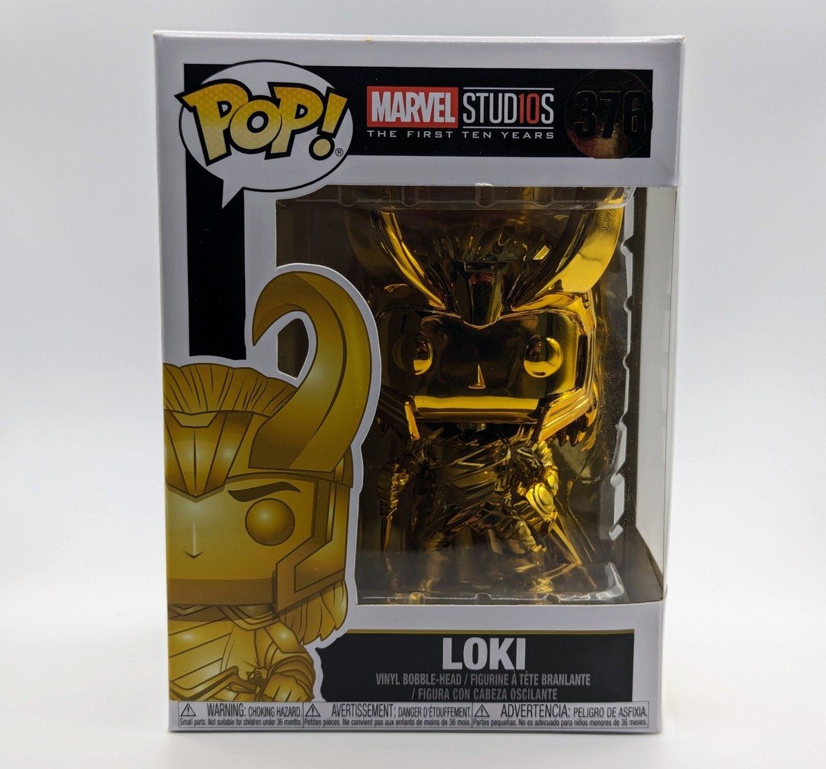 FunkoPop！376 LOKI ロキ Funko POP Marvel Loki 376 Gold Chrome Marvel Studios Thor