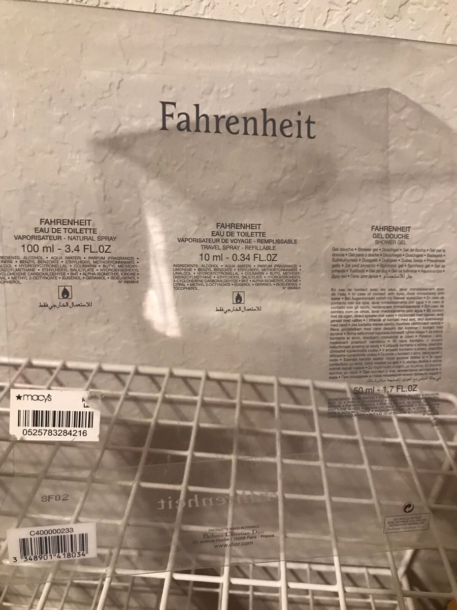 DIOR Men's 3-Pc. Fahrenheit Eau de Toilette Limited-Edition