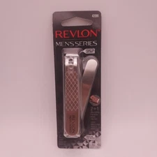 Revlon Men's Series Dual Ended 2 in 1 Nail Clipper for Hands and Feet