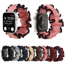 Scrunchie Bracelet Band Strap for Apple Watch Series 9 8 7 6 5 SE 40/44/41/45mm