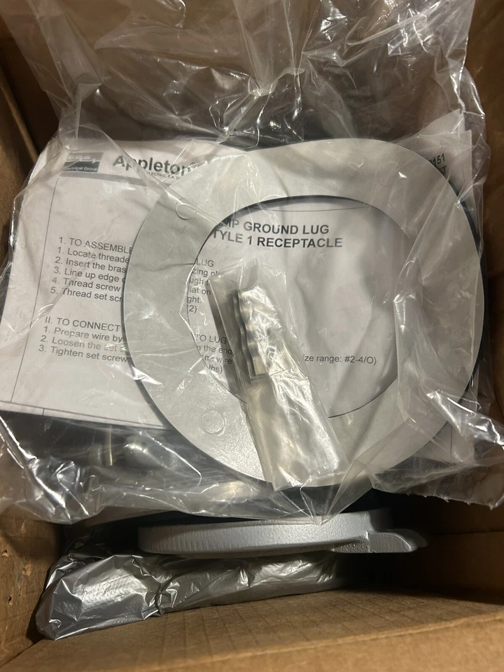 Appleton AR20044-RS, 200 A, 4-P, 4-W, Aluminum, RS, Pin/Sleeve Receptacle, 1 pc - Image 3 of 3