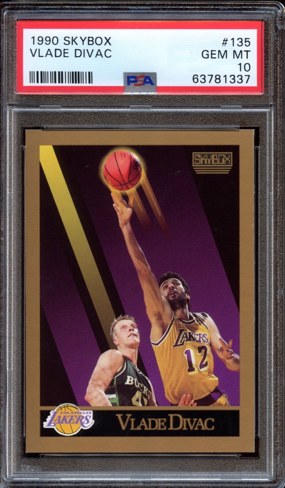 1990 Skybox Vlade Divac #135 - HOF Rookie RC - PSA 10 GEM MINT