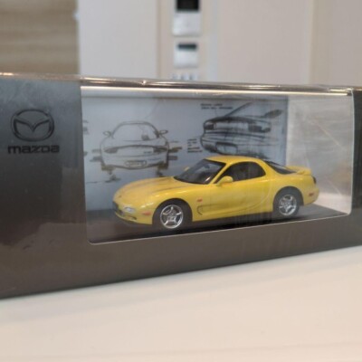 1/43 Spark Mazda Collection Infini RX-7 Yellow w/ Box From