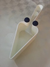 TUPPERWARE Triangle Piece Of Cake Cutter For Round Blue Knobs VGUC Slice N Serve