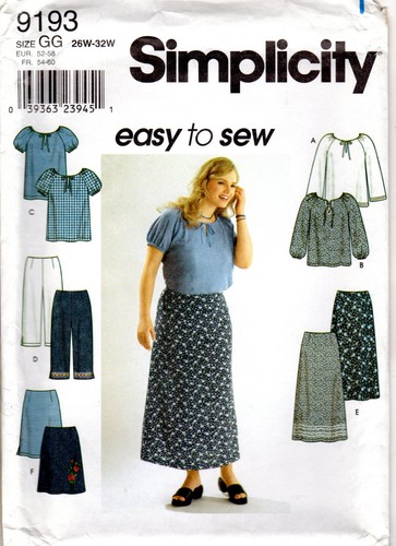 CHOICE: UNCUT Simplicity WOMEN'S 26W-28W-30W-32W Sewing Patterns UNCUT - Picture 44 of 77