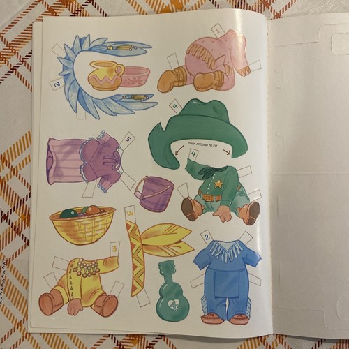 NEW Lot 2 Quints/Bride And Groom Golden Books Paper Dolls - Uncut - Picture 6 of 14