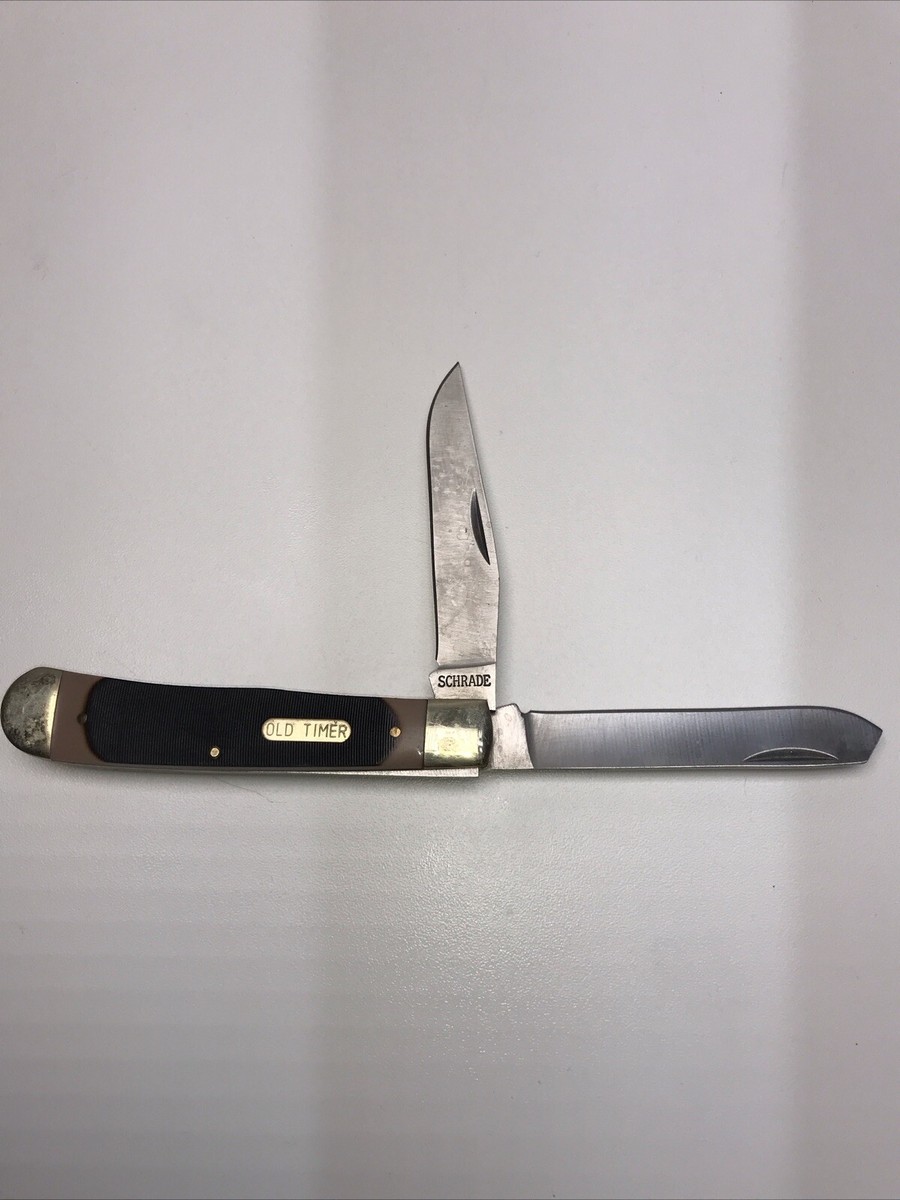 Schrade Old Timer 950T Two Blade Trapper Folding Pocket Knife | eBay Schrade Old Timer 950T Two Blade Trapper Folding Pocket Knife | eBay