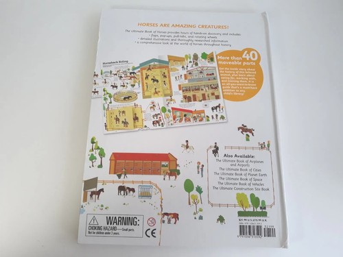 Horses Book Sandra Laboucarie Equestrian Ultimate Pop Up Book Interactive - Picture 3 of 17