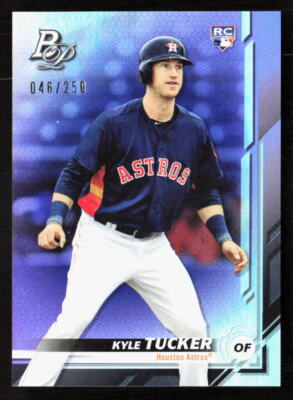 2019 Bowman Platinum Kyle Tucker Purple  /250 Rookie RC #6 Houston Astros