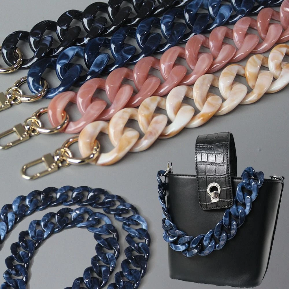 Acrylic chain purse hot sale