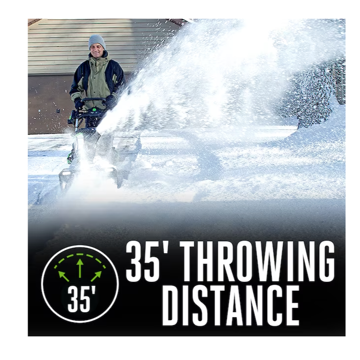 EGO POWER+ 56V 21in Push Cordless Electric Snow Blower, No Battery and