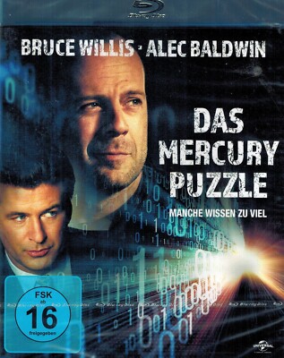 BLU-RAY NEU/OVP - Das Mercury Puzzle (1998) - Bruce Willis & Alec Baldwin