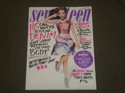 2016 AUGUST SEVENTEEN MAGAZINE - MADDIE ZIEGLER COVER - B 1780 | eBay