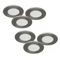 6X MöBel Einbauleuchten Led Aufputz Spots Strahler Dimmbar Ultra Slim 57Mm
