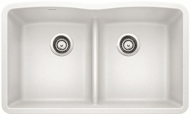 Blanco Diamond Undermount Granite Kitchen Sink 442074 White