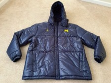 Abrigo acolchado con capucha XXL Nike Jordan Jumpman Michigan Wolverines