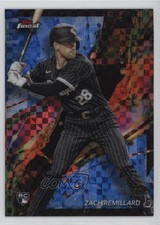 2024 Topps Finest Common Blue Checkerboard Refractor 76/99 Zach Remillard 0h4v