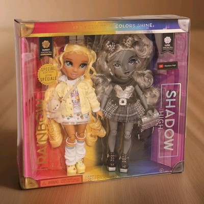 RAINBOW HIGH TWINS- Sunny Madison & Luna Madison -SPECIAL EDITION SET   New!