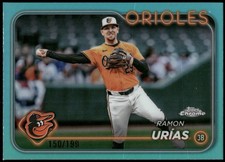 2024 Topps Chrome Update #USC54 Ramon Urias Aqua Refractors #/199