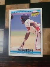 1992 Donruss 1991 Leaf #33 Otis Nixon  Highlights Six Steals in one game   