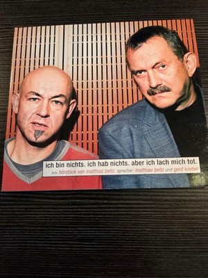 Ich bin nichts. Ich hab' nichts. Aber ich lach mich tot | CD Hörbuch |  Sehr gut