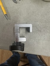1-1/4 Inch Quick Clamp Pontoon Rail Bases. Installs In Seconds  No Tools Needed