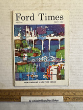 Vintage May 1963 Ford Times Magazine New England Vacation Issue