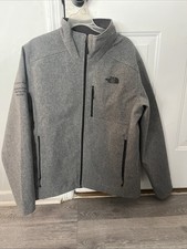 The North Face TNF Apex Bionic 2 Jacket Gray Fleece Lined Men's Large