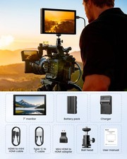 7in Camera Field HDMI Monitor for DSLR Photog...