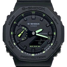 G-Shock GA-2100-1A3 Neon Accent Watch Resin Band From Japan