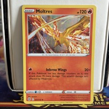 Moltres 021/172 Holo Rare Brilliant Stars Pokemon Card 