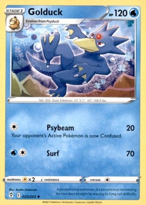 SWSH07: Evolving Skies #025/203 Golduck