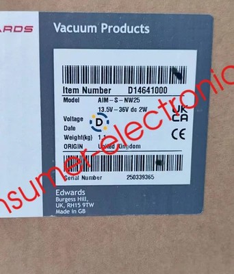 AIM-S-NW25 D14641000 Edwards Vacuum Gauge Linear Positioning Gauge