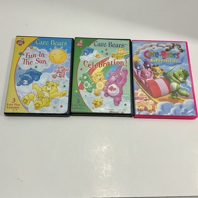 Care Bears DVD Lot of 3 - Fun in the Sun, Celebration!, Oopsy Does It!