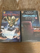 Gremlins & Gremlins 2 On VHS In VGC