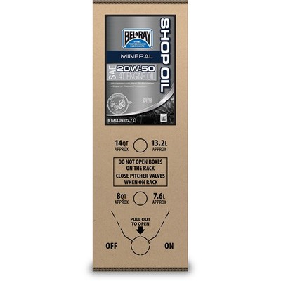 Bel-Ray Shop Oil - 20W-50 - 6/Gallon - Bag-In-Box 301291150033