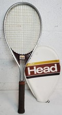Vintage AMF Head Aluminum Edge Tennis Racquet Retro with Cover 1980s USA Made