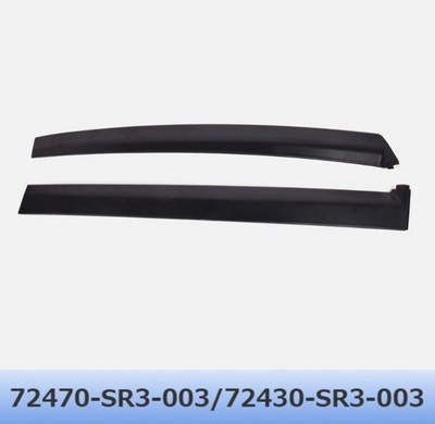 Genuine HONDA 92-95 CIVIC 3DR & CP EG3 EG4 EG5 EG6 Door Pillar Sash Garnish Trim