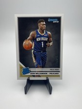 2019 Panini Donruss Rated Press Proof Silver /349 Zion Williamson #201 Rookie RC