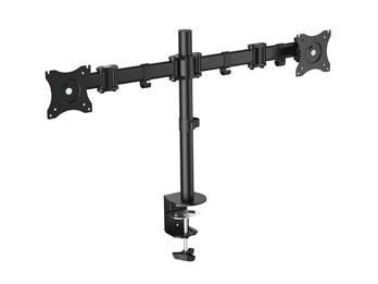 Equip 650115 13-27 Articulating mon. desk 13-27, 2x 8 kg max VESA 100x100/75 ~E~